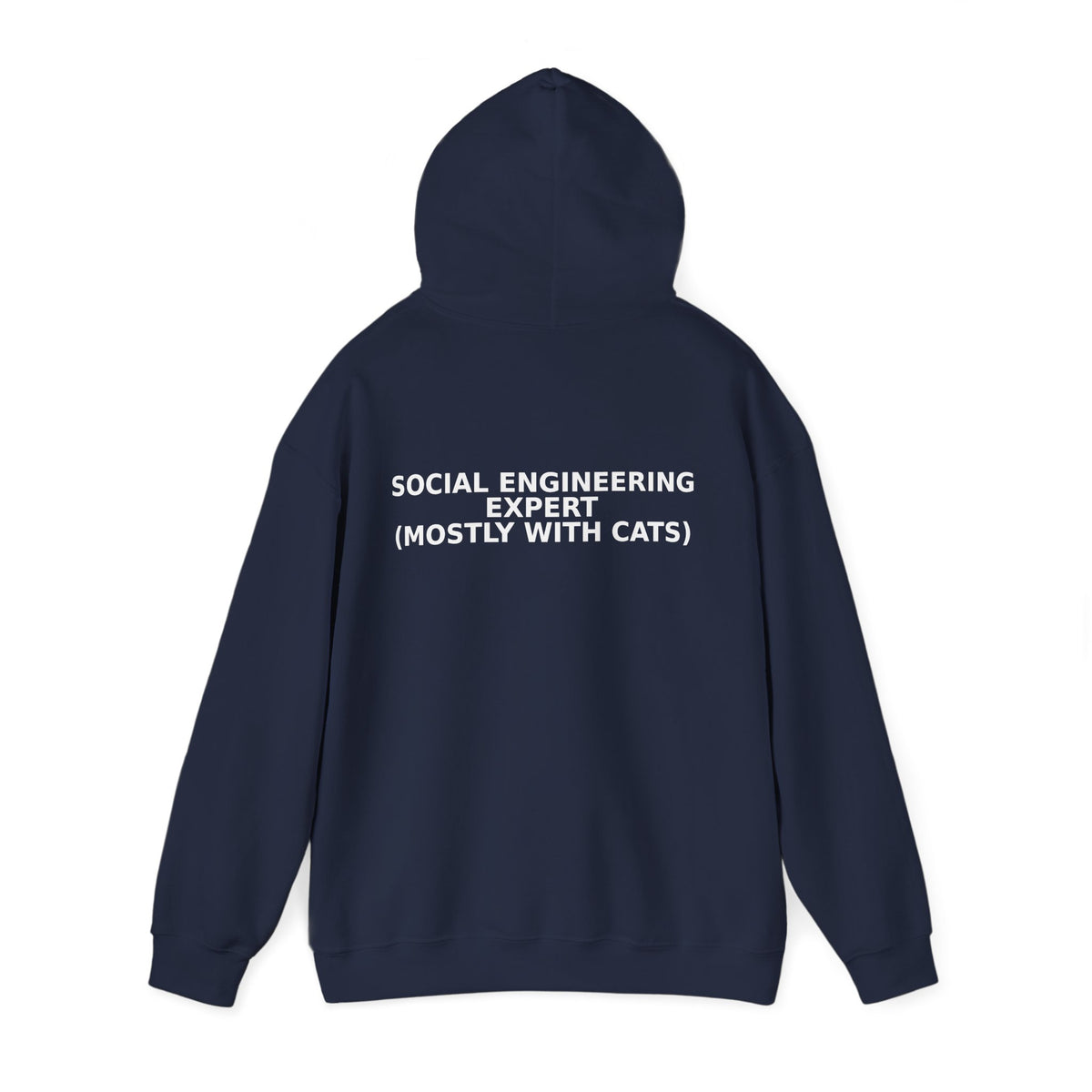 Social Engineering Cats Hoodie – Cyber IT Funnies line by Dr. Frank's Garage, view 11