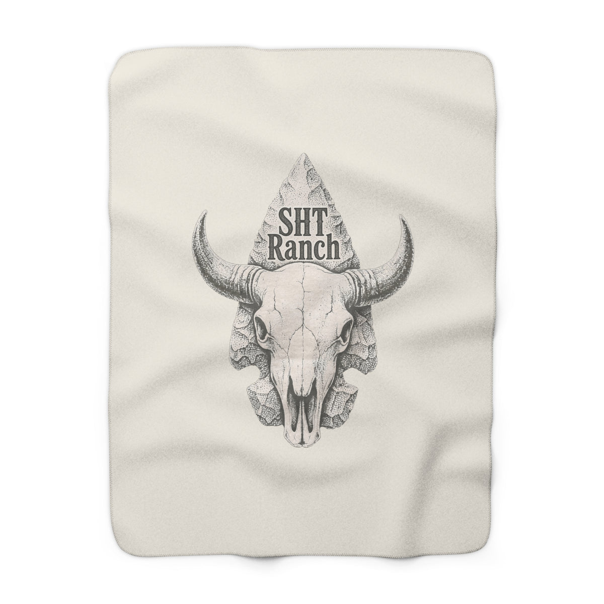 SHT Ranch Skull Sherpa Blanket – SHT Ranch & Rodeo line by Dr. Frank's Garage