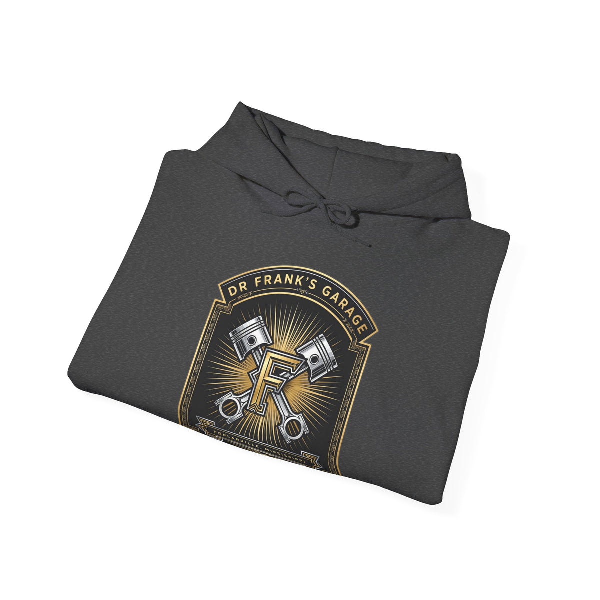 Gilded Pistons Garage Hoodie - Dr. Frank's Garage, image 12