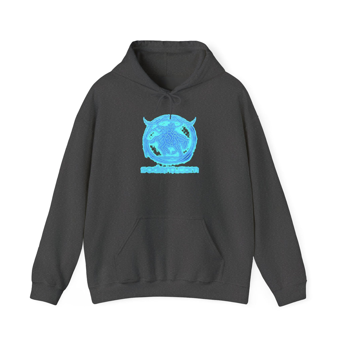 SHT Ranch neon blue bronc rider hoodie, sodaro.com