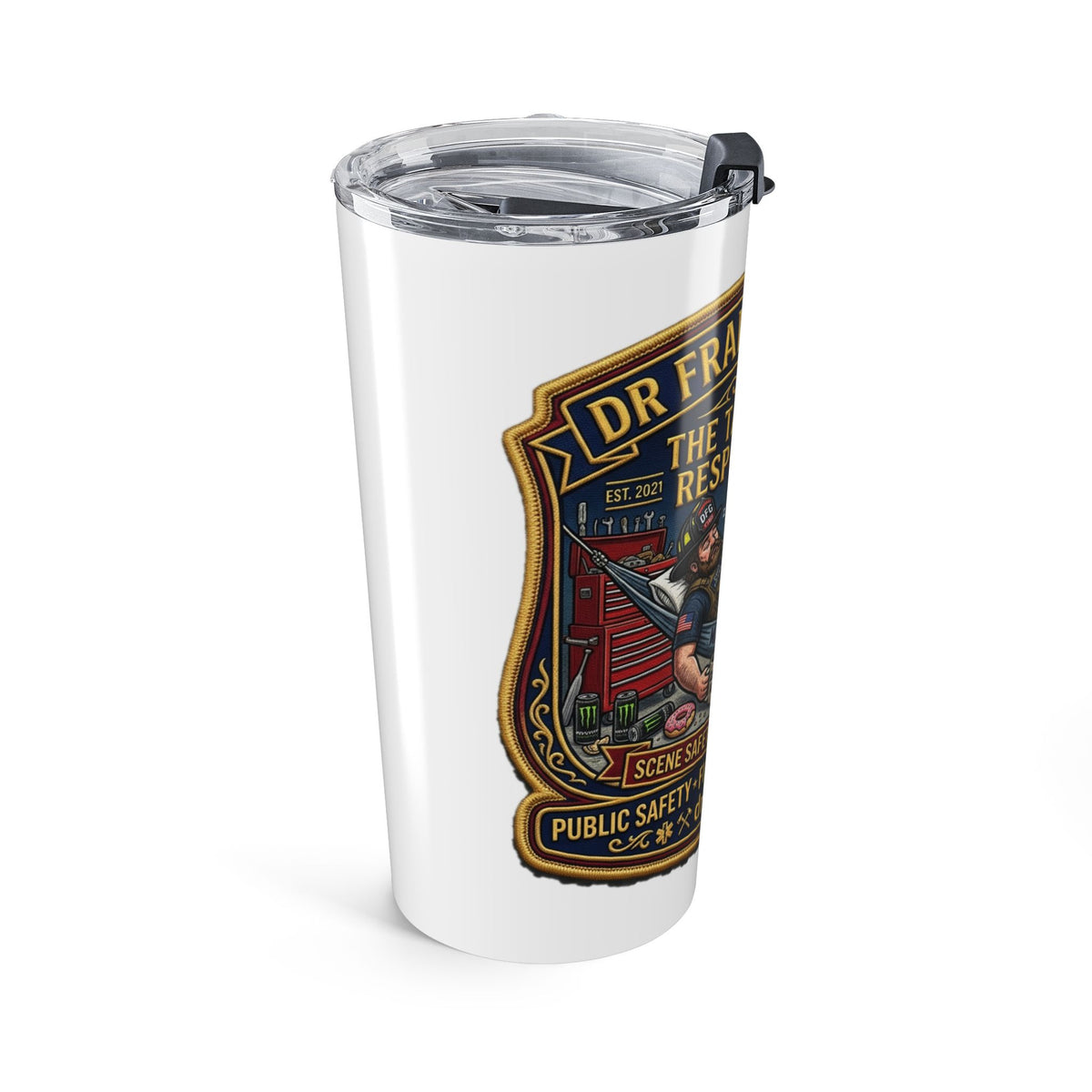Tactical Nap Response Team 20oz Tumbler - Dr. Frank's Garage, image 3
