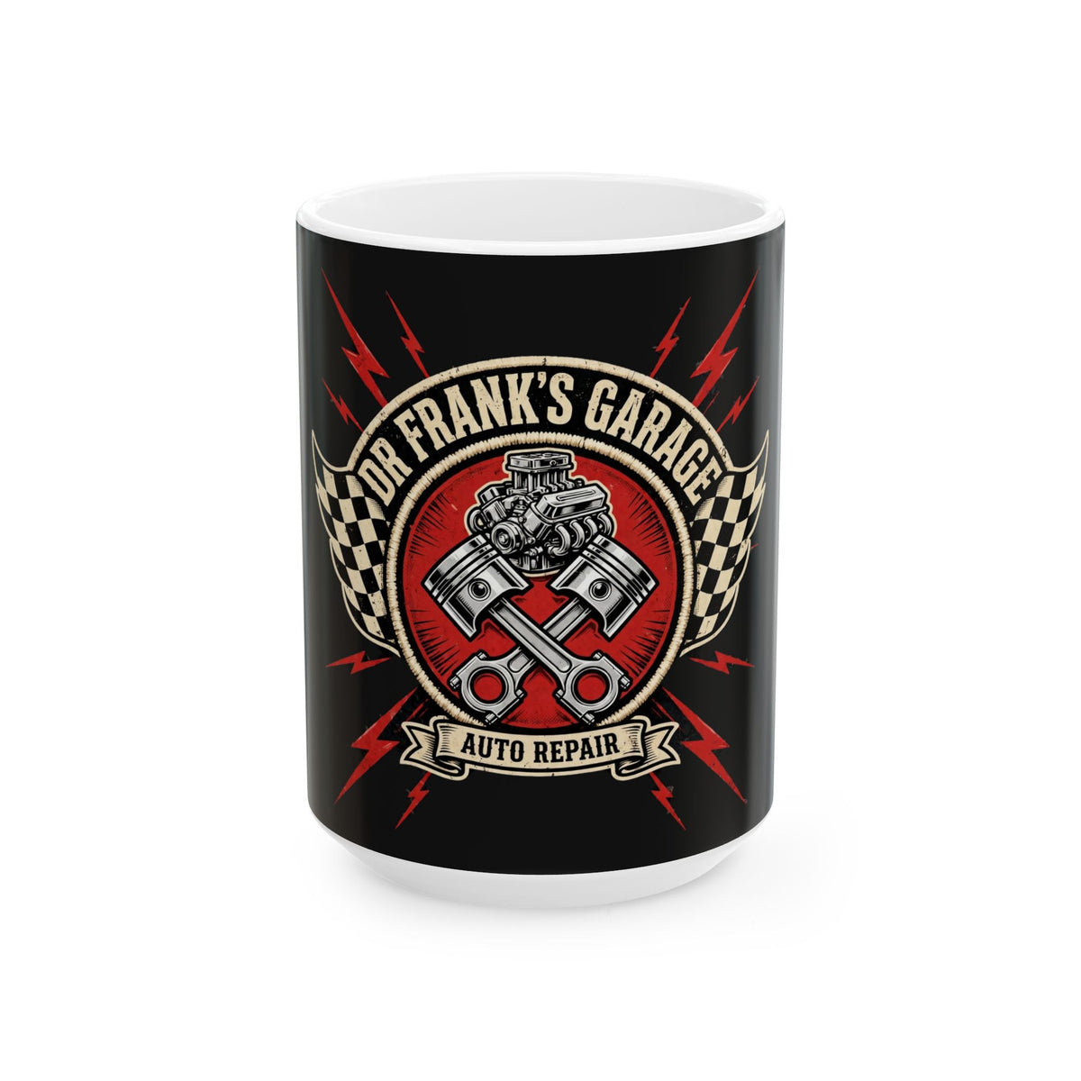 Speed Shop Garage Mug - Dr. Frank's Garage, image 2