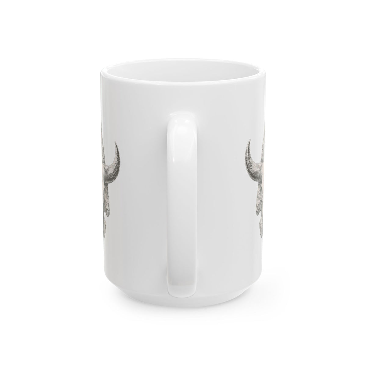 SHT Ranch Skull & Arrowhead Coffee Mug – SHT Ranch & Rodeo line by Dr. Frank's Garage, view 6