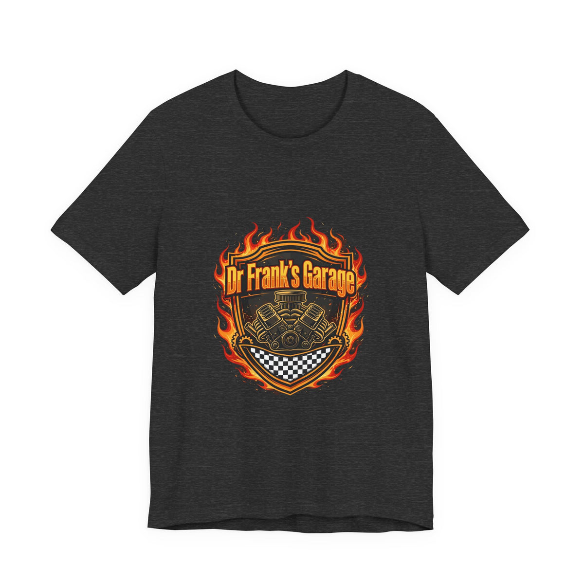 Midnight Flames Garage Tee - Dr. Frank's Garage, image 3