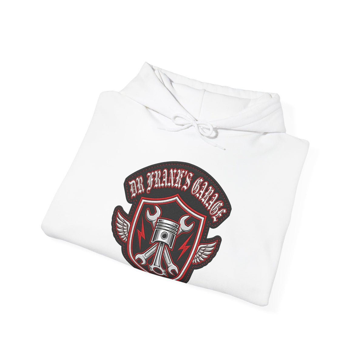 Gasoline Gothic Garage Hoodie - Dr. Frank's Garage, image 13