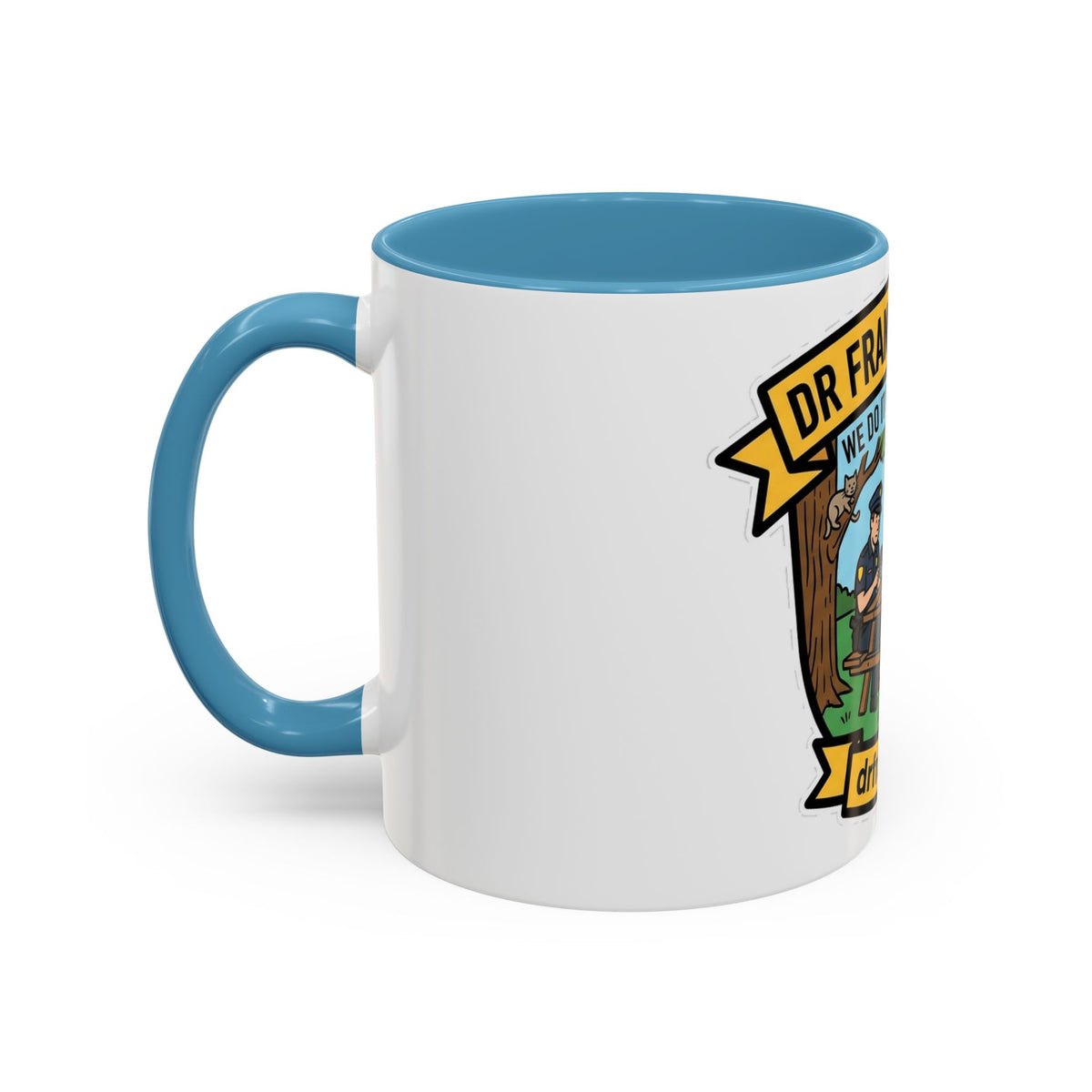 We Do It For The Gram ceramic mug with cop, firefighter and EMT