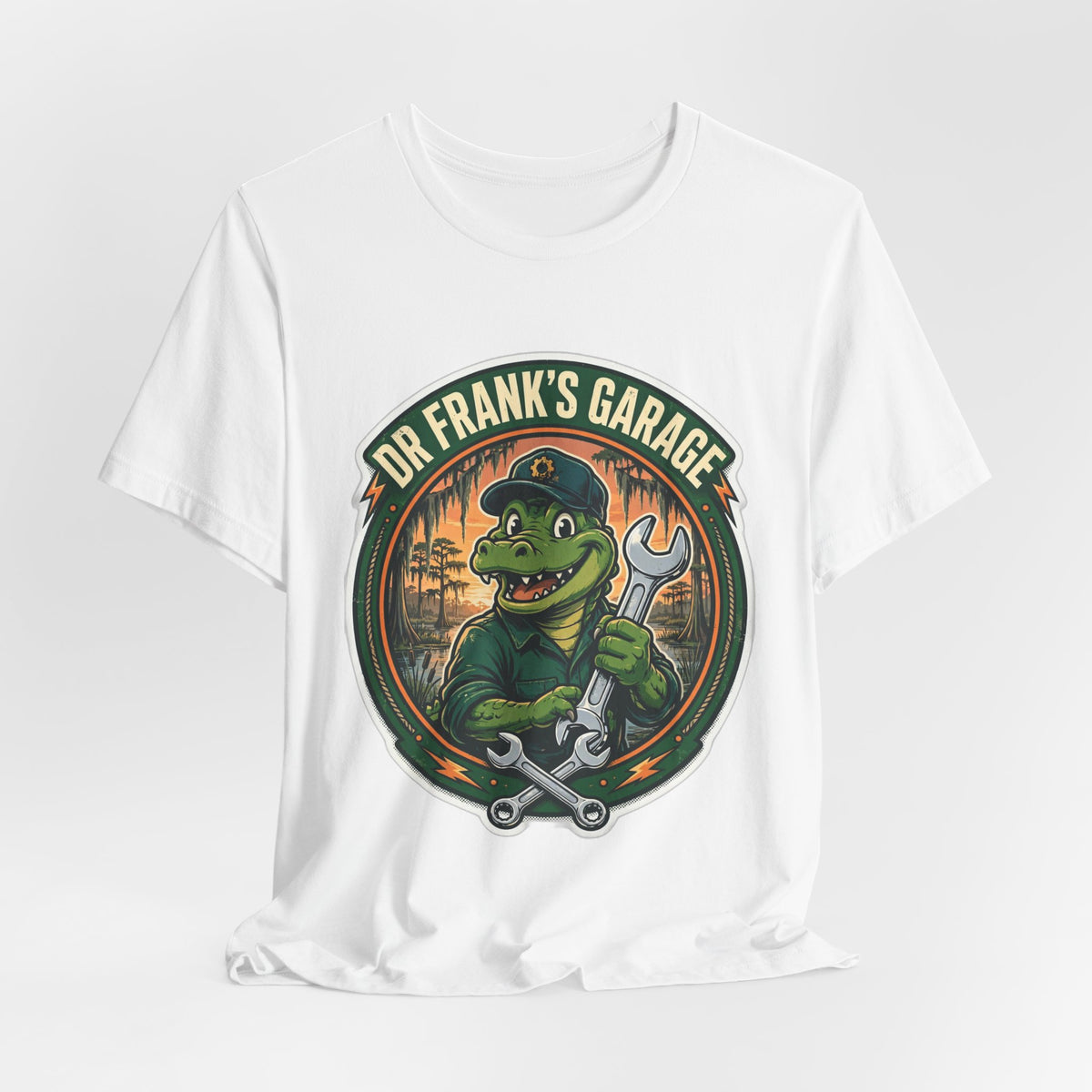 Swamp Gator Mechanic Tee | Dr. Frank's Garage