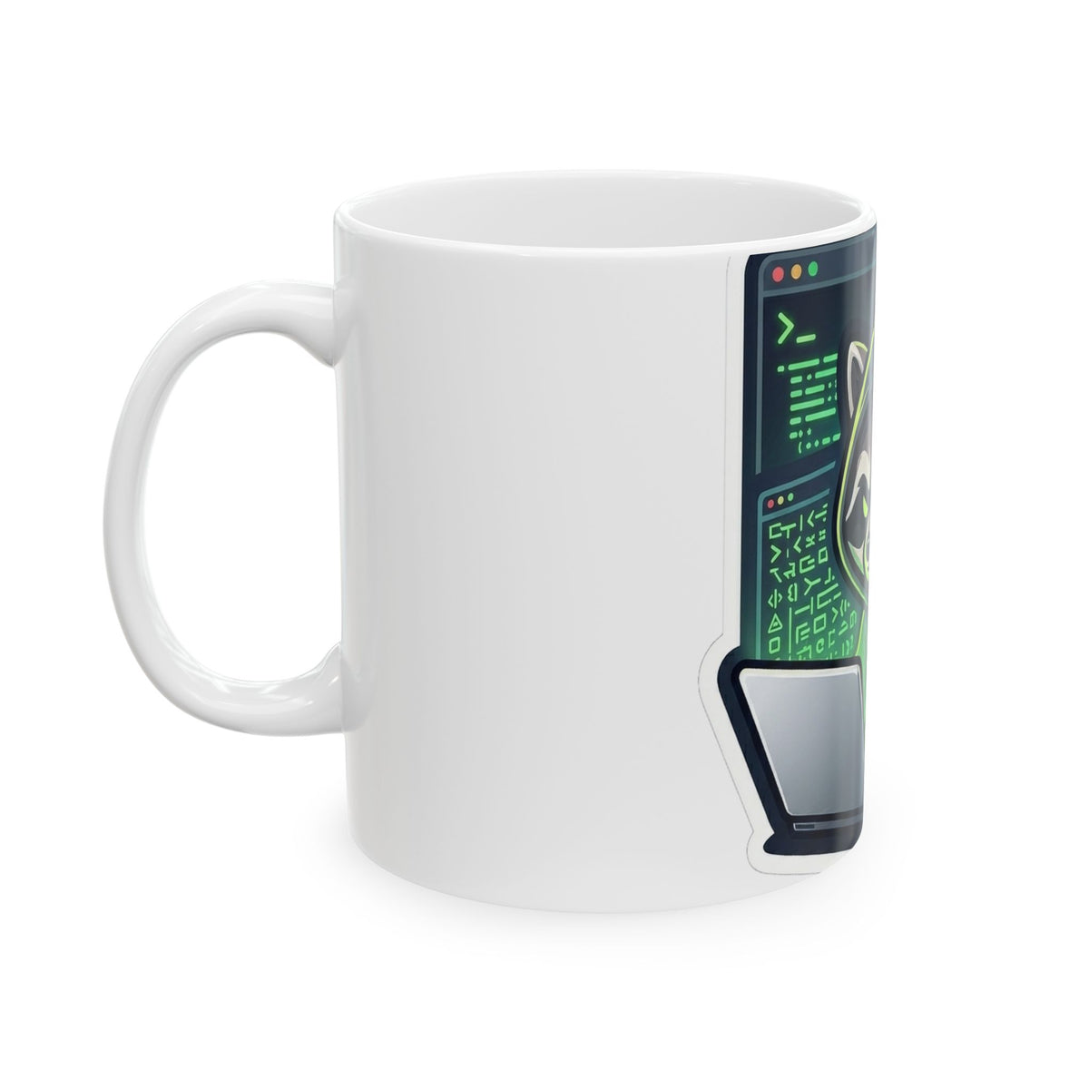 Hacker Raccoon Mug - Dr. Frank's Garage