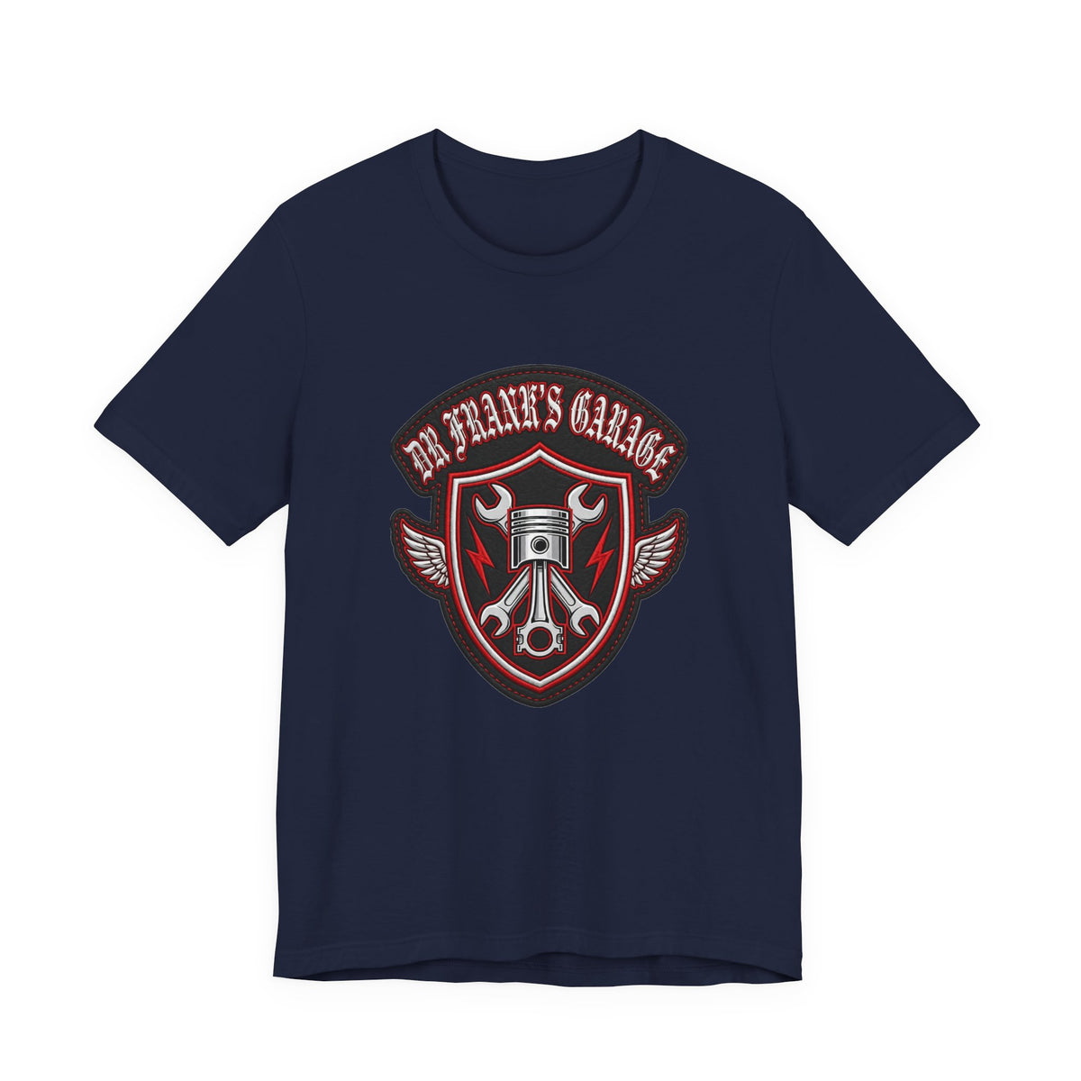Gasoline Gothic Garage Tee - Dr. Frank's Garage, image 2