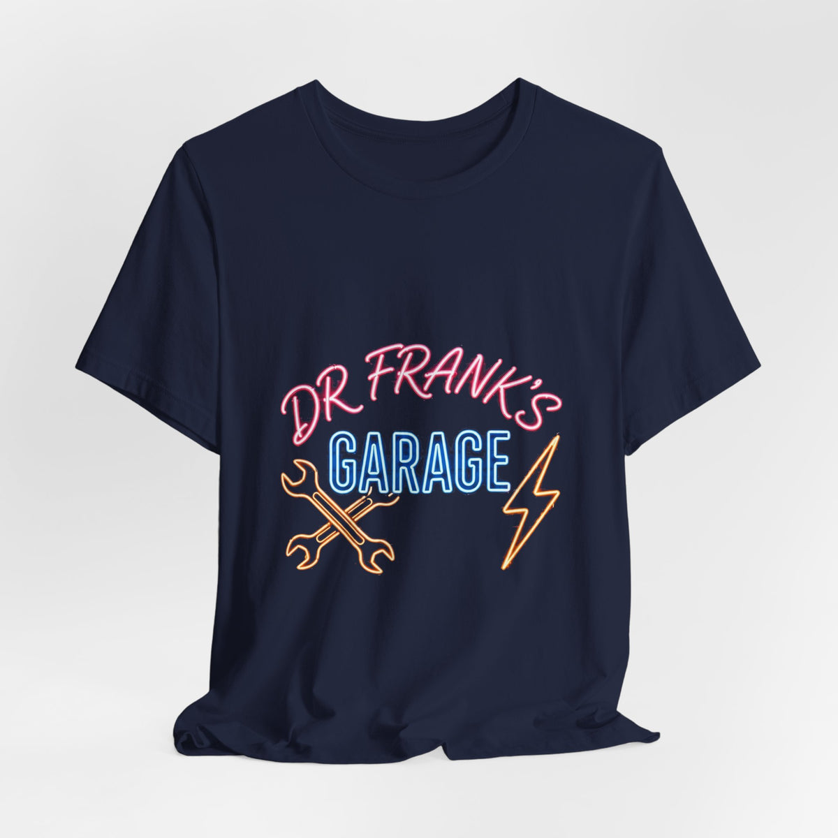 Neon Nights Garage Tee - Dr. Frank's Garage, image 8