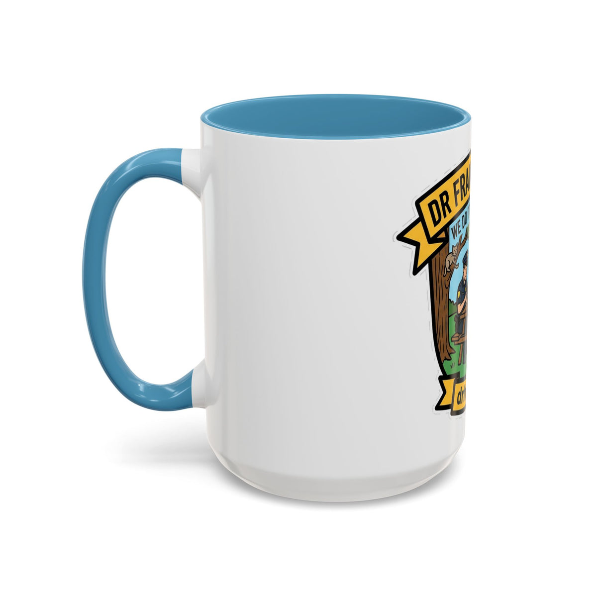 We Do It For The Gram ceramic mug with cop, firefighter and EMT