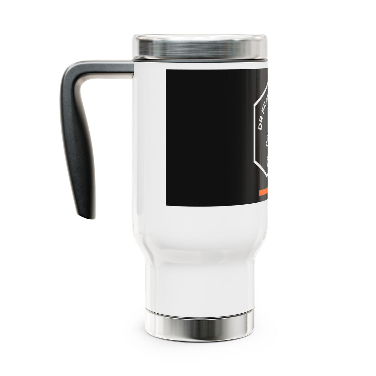 Monochrome Motor Garage Travel Mug 14oz - Dr. Frank's Garage, image 2