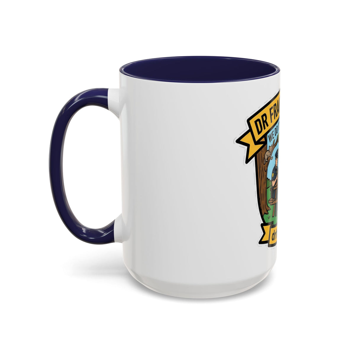 We Do It For The Gram ceramic mug with cop, firefighter and EMT