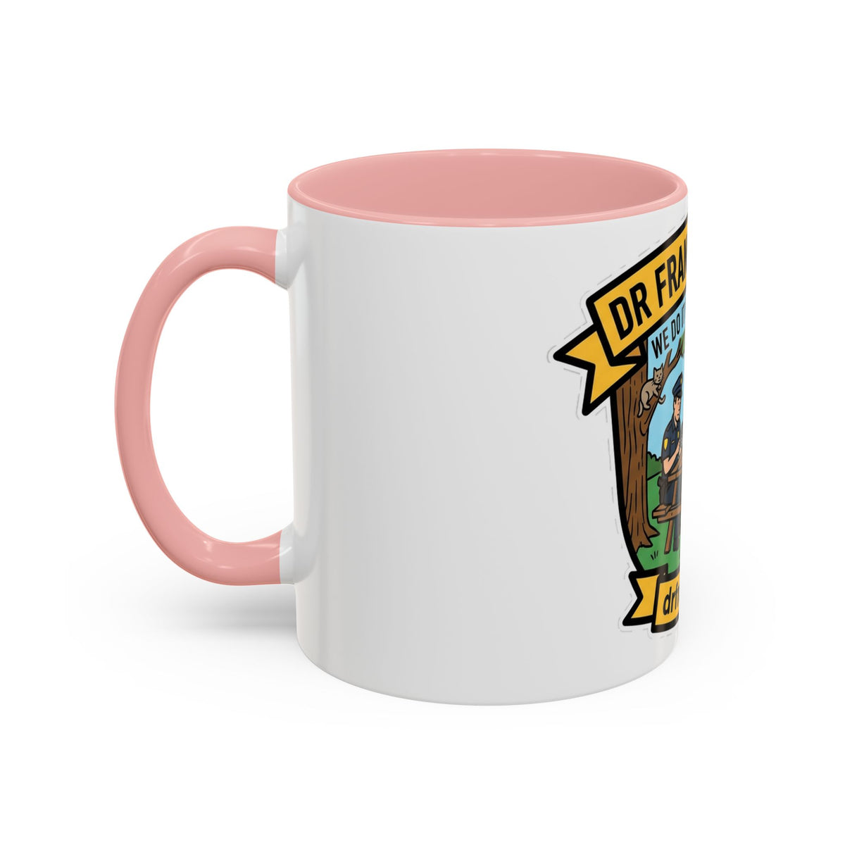 We Do It For The Gram ceramic mug with cop, firefighter and EMT