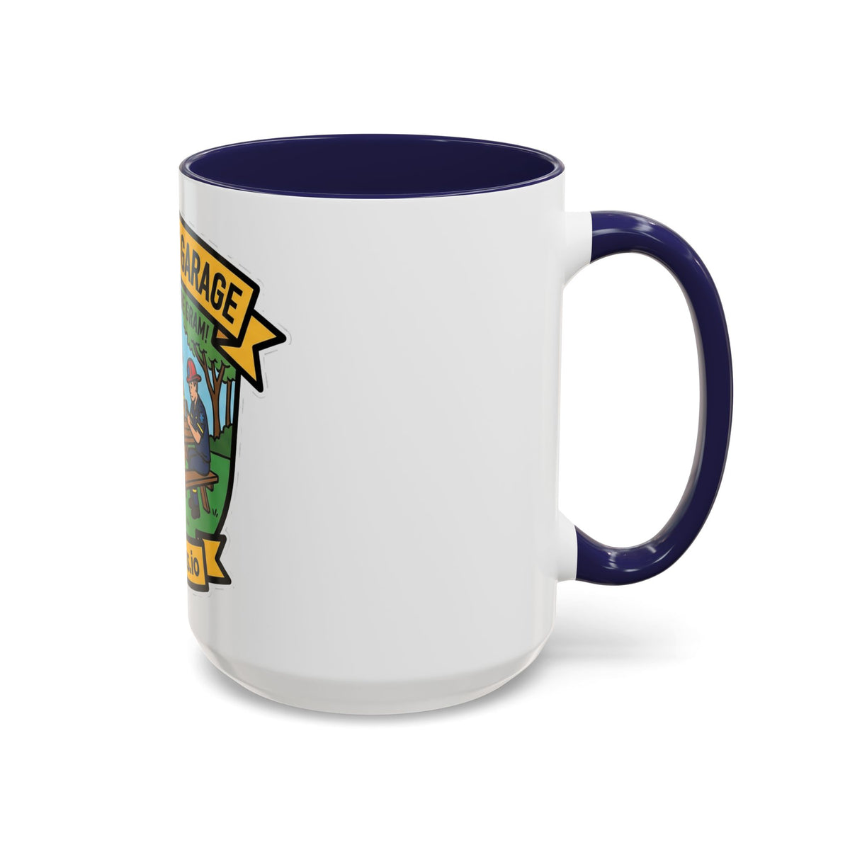We Do It For The Gram ceramic mug with cop, firefighter and EMT
