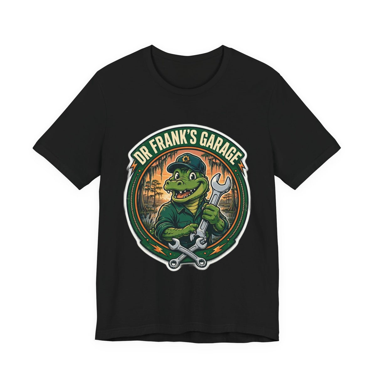 Swamp Gator Mechanic Tee | Dr. Frank's Garage