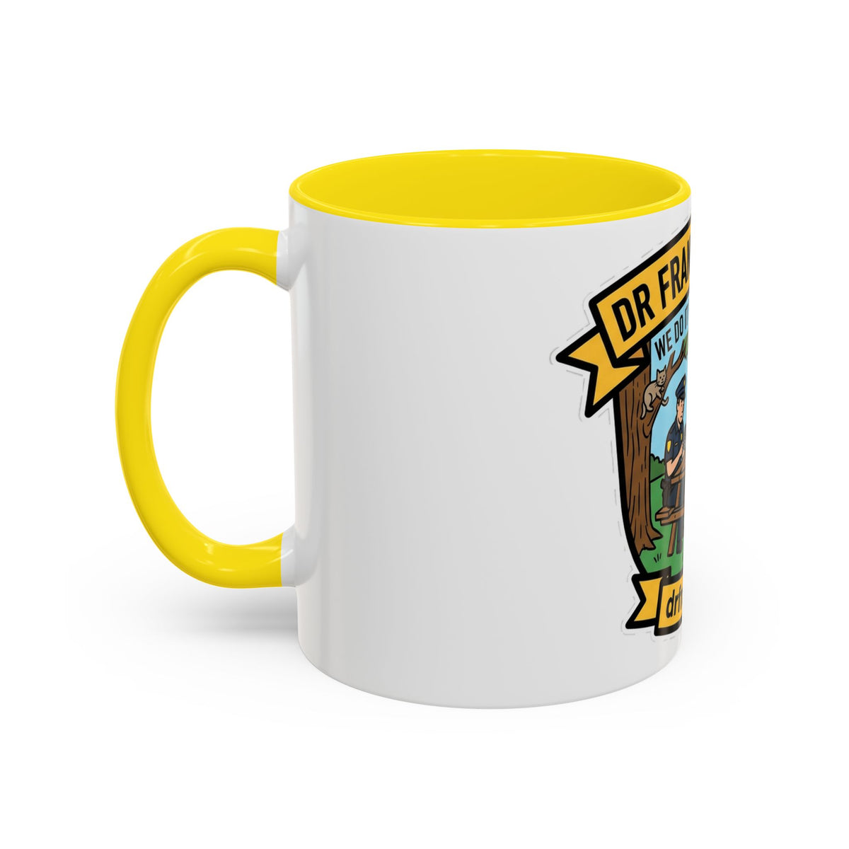 We Do It For The Gram ceramic mug with cop, firefighter and EMT