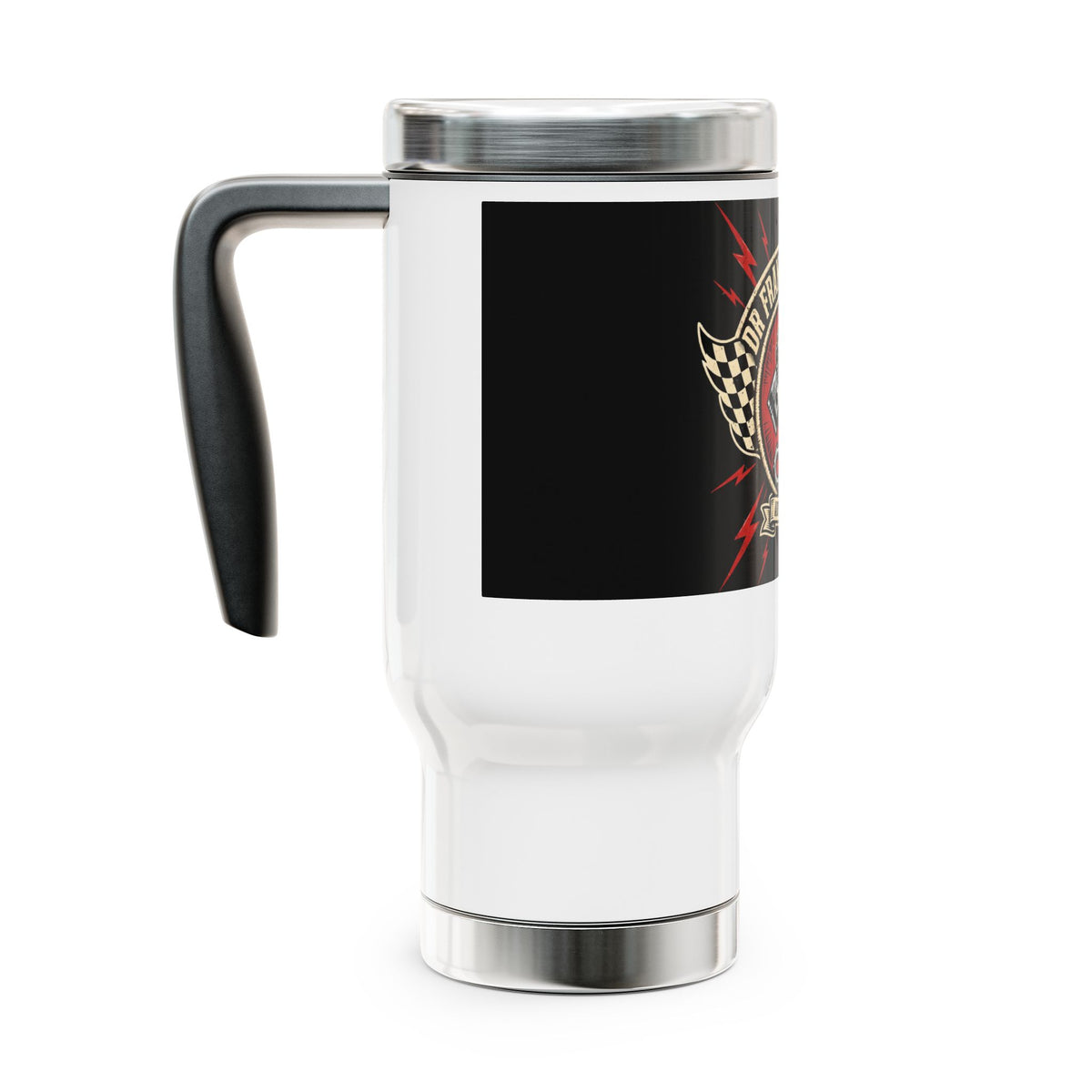 Speed Shop Garage Travel Mug 14oz - Dr. Frank's Garage, image 2
