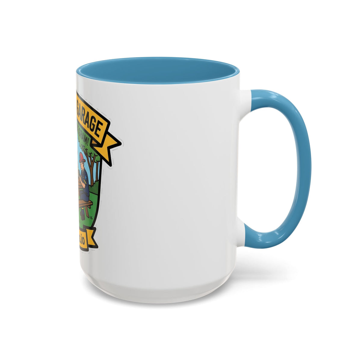 We Do It For The Gram ceramic mug with cop, firefighter and EMT