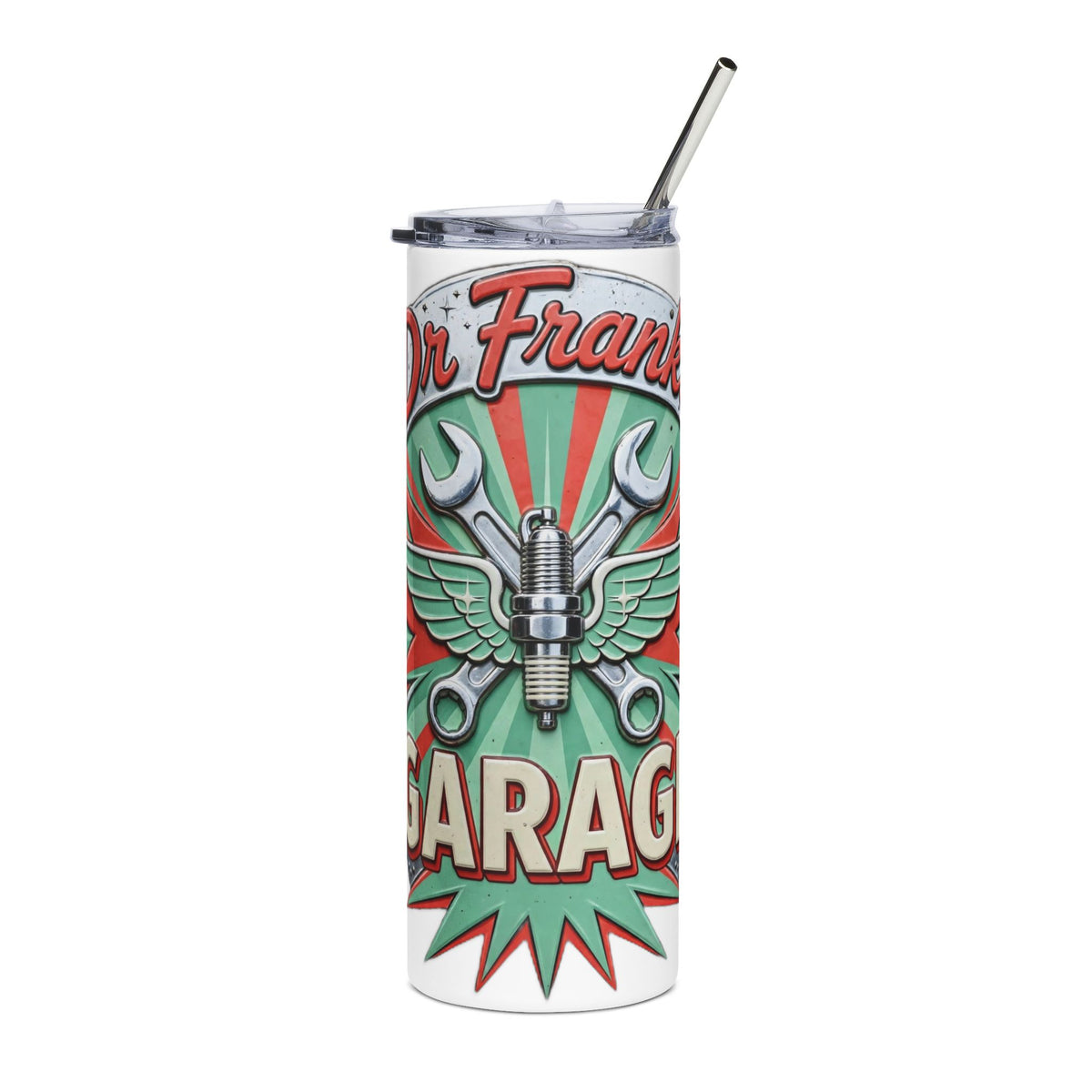 Atomic Garage Tumbler 20oz - Dr. Frank's Garage