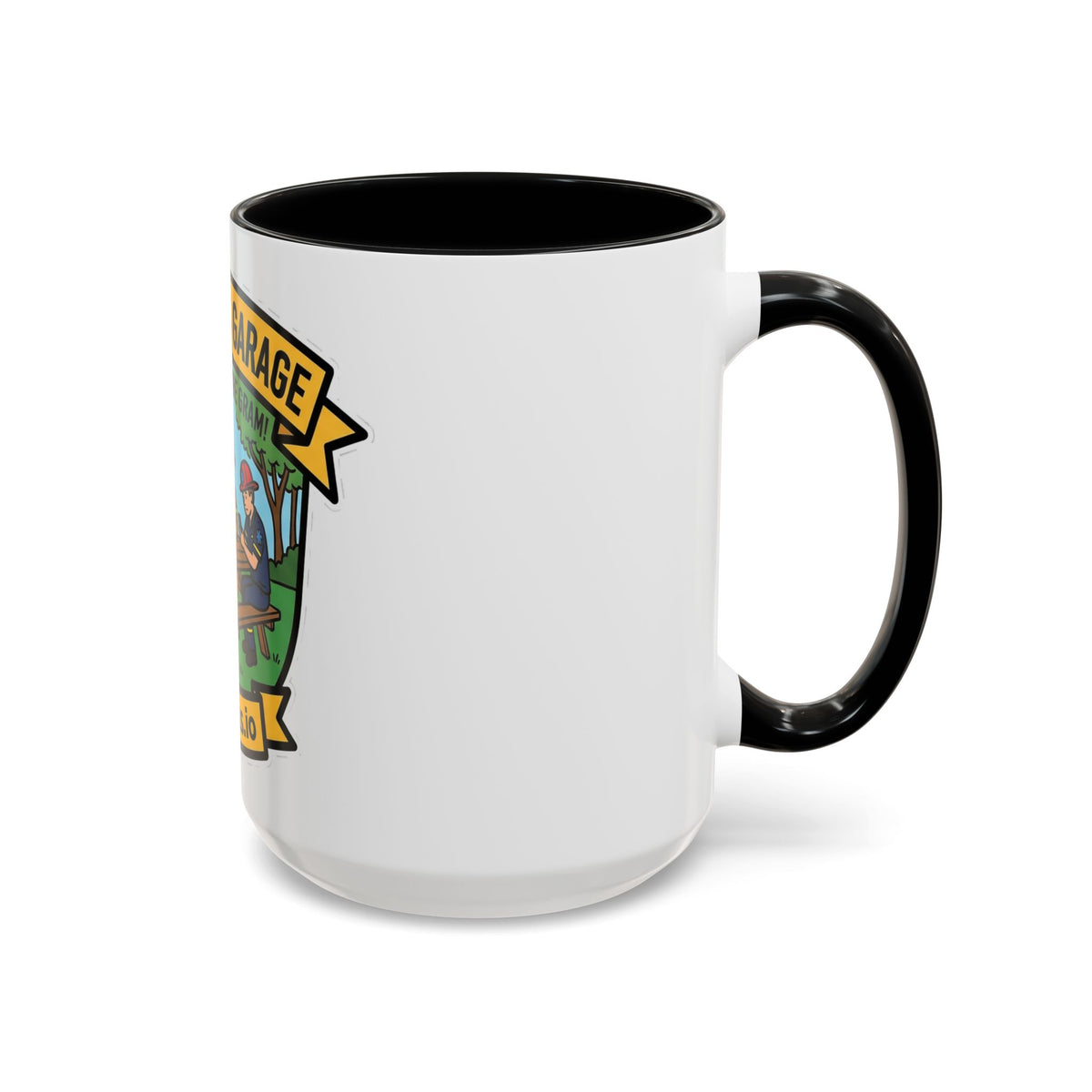 We Do It For The Gram ceramic mug with cop, firefighter and EMT