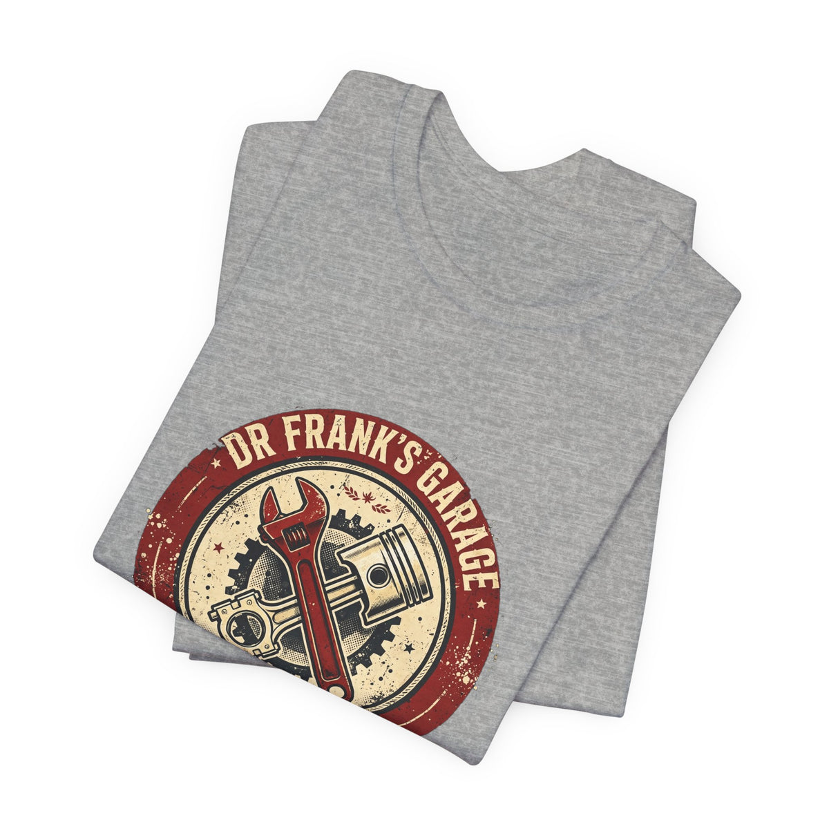 Vintage Badge Garage unisex tee with chest badge print, image 15