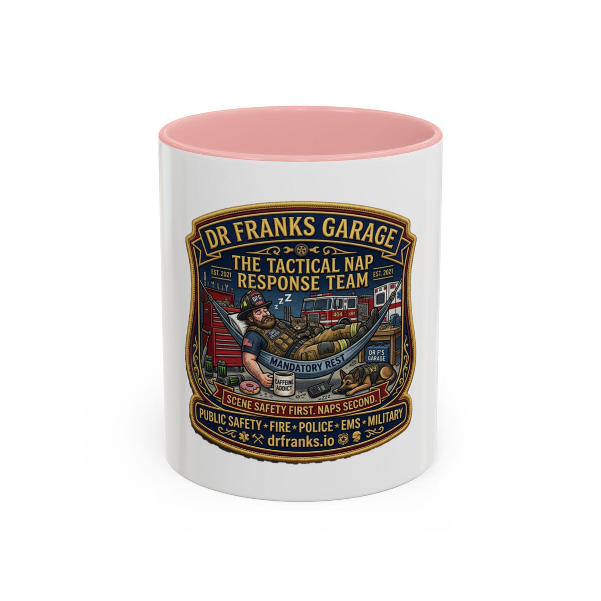 Tactical Nap Response Team Coffee Mug - Dr. Frank's Garage, image 3
