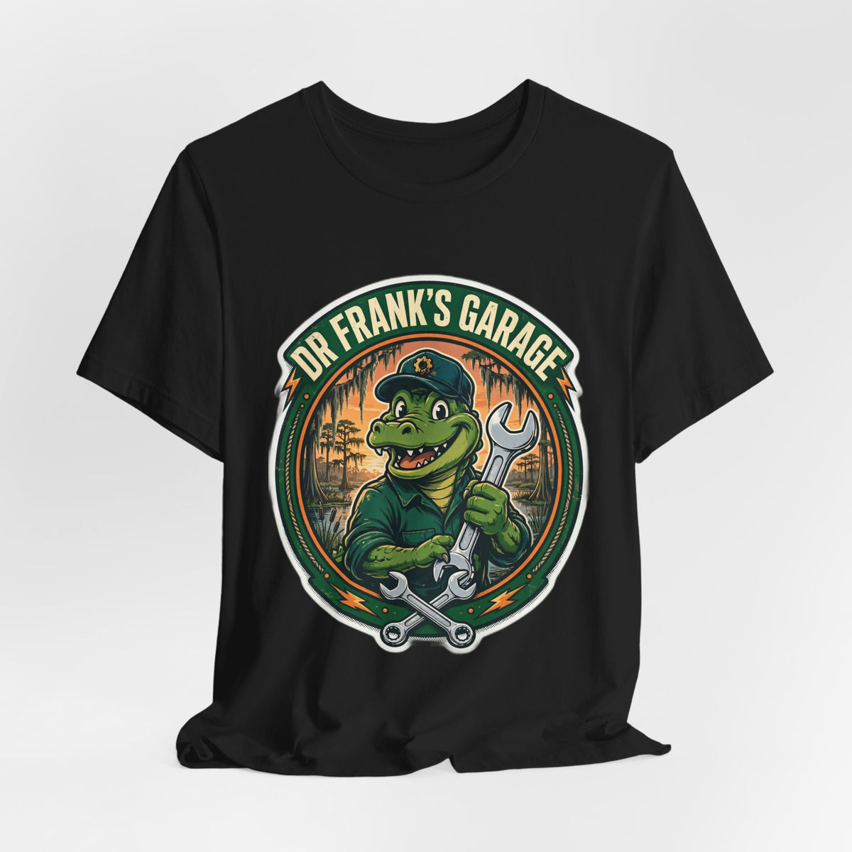 Swamp Gator Mechanic Tee | Dr. Frank's Garage