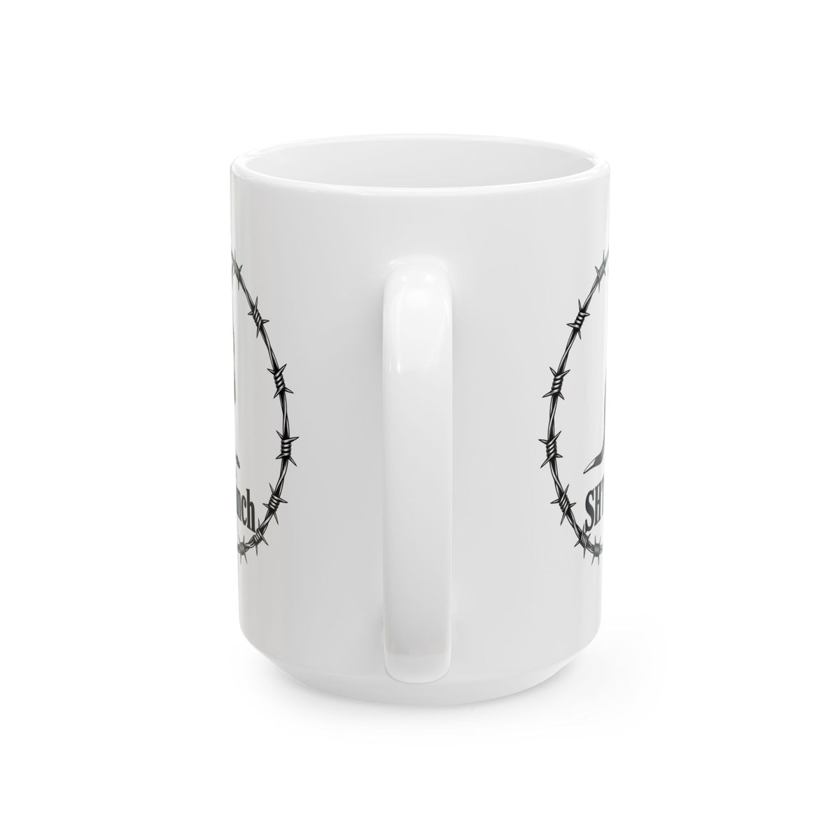 SHT Ranch Kangaroo Barbed Wire Coffee Mug | Wren-Oak Ranch