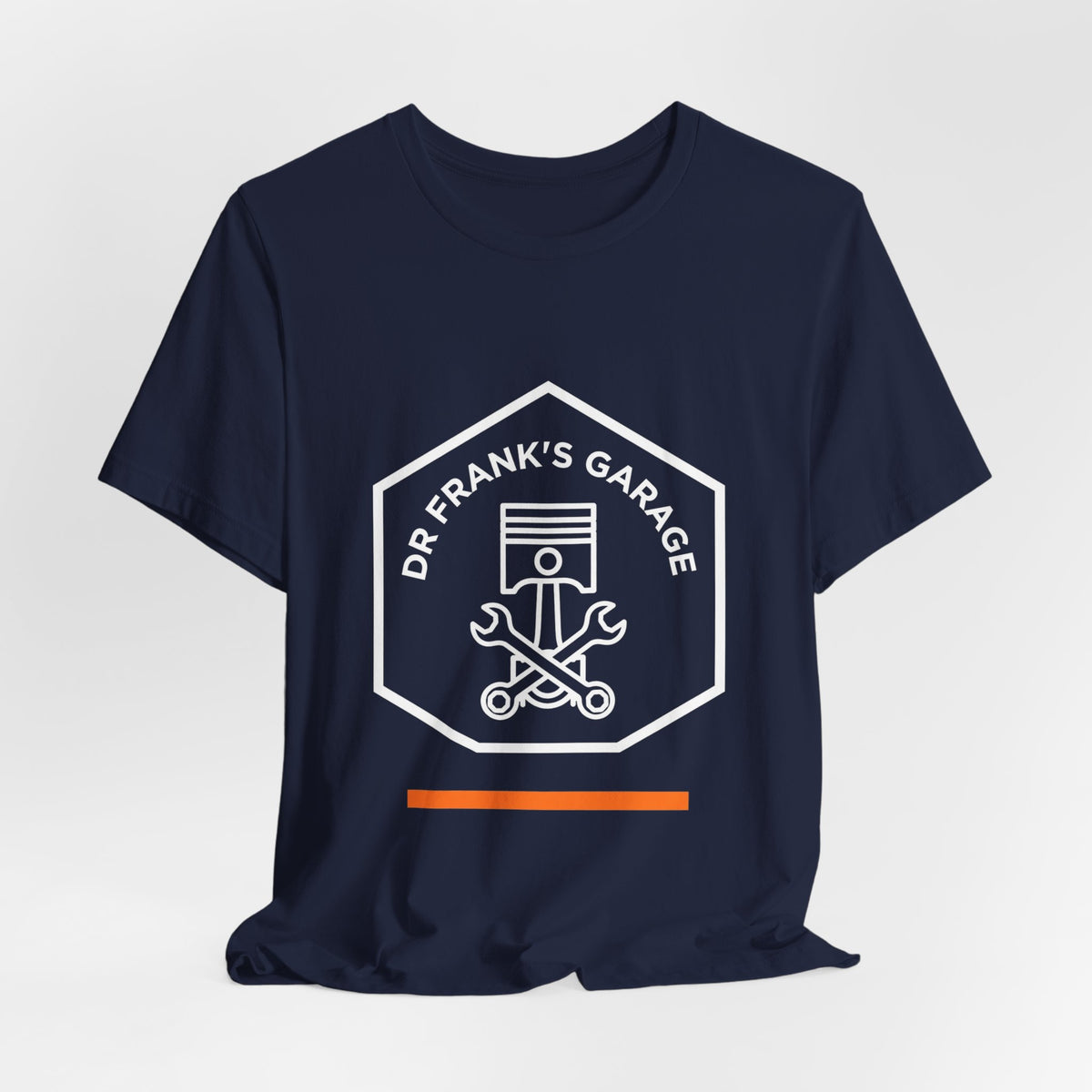 Monochrome Motor Garage Tee - Dr. Frank's Garage, image 8
