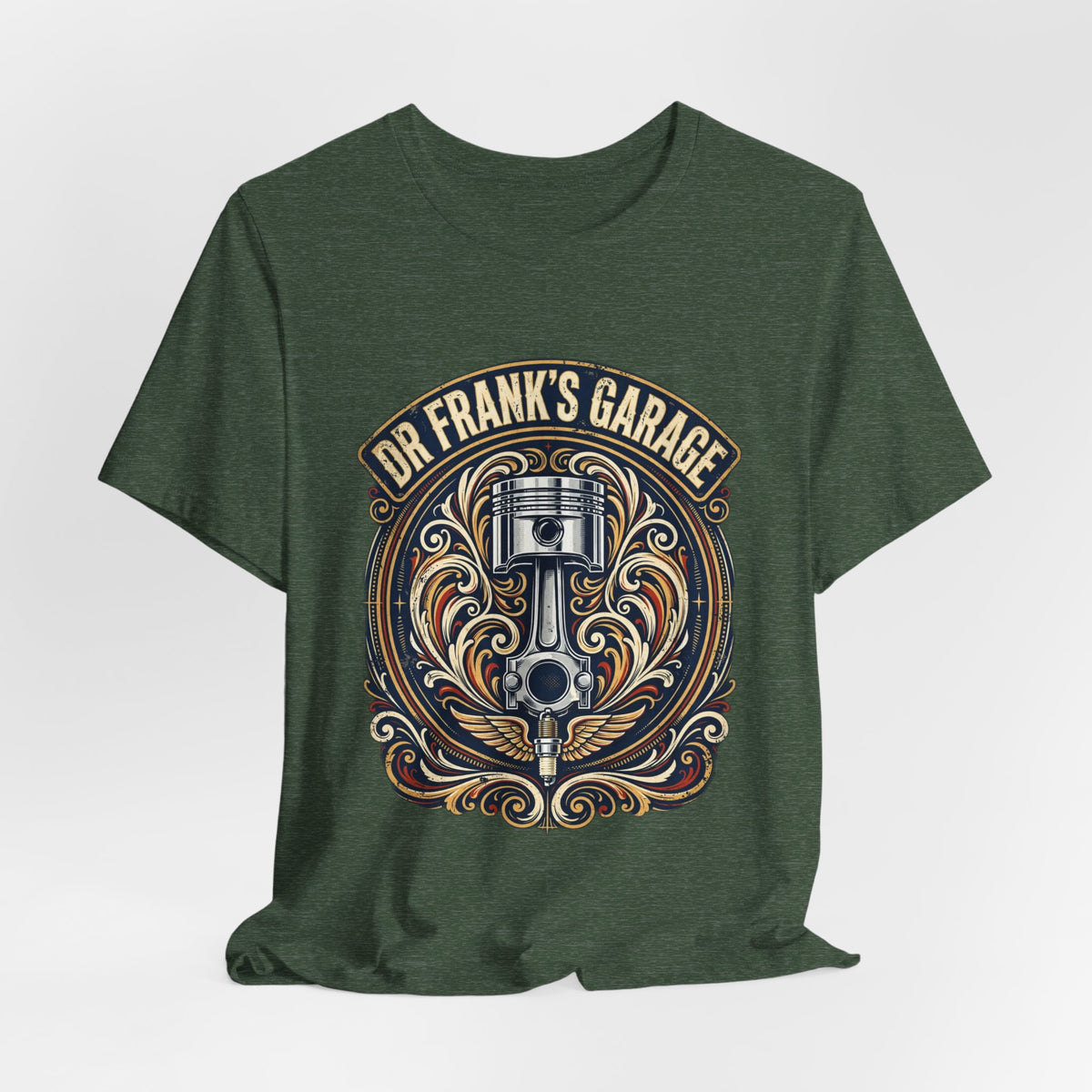 Winged Piston Tee – Garage Wear line by Dr. Frank's Garage, view 13