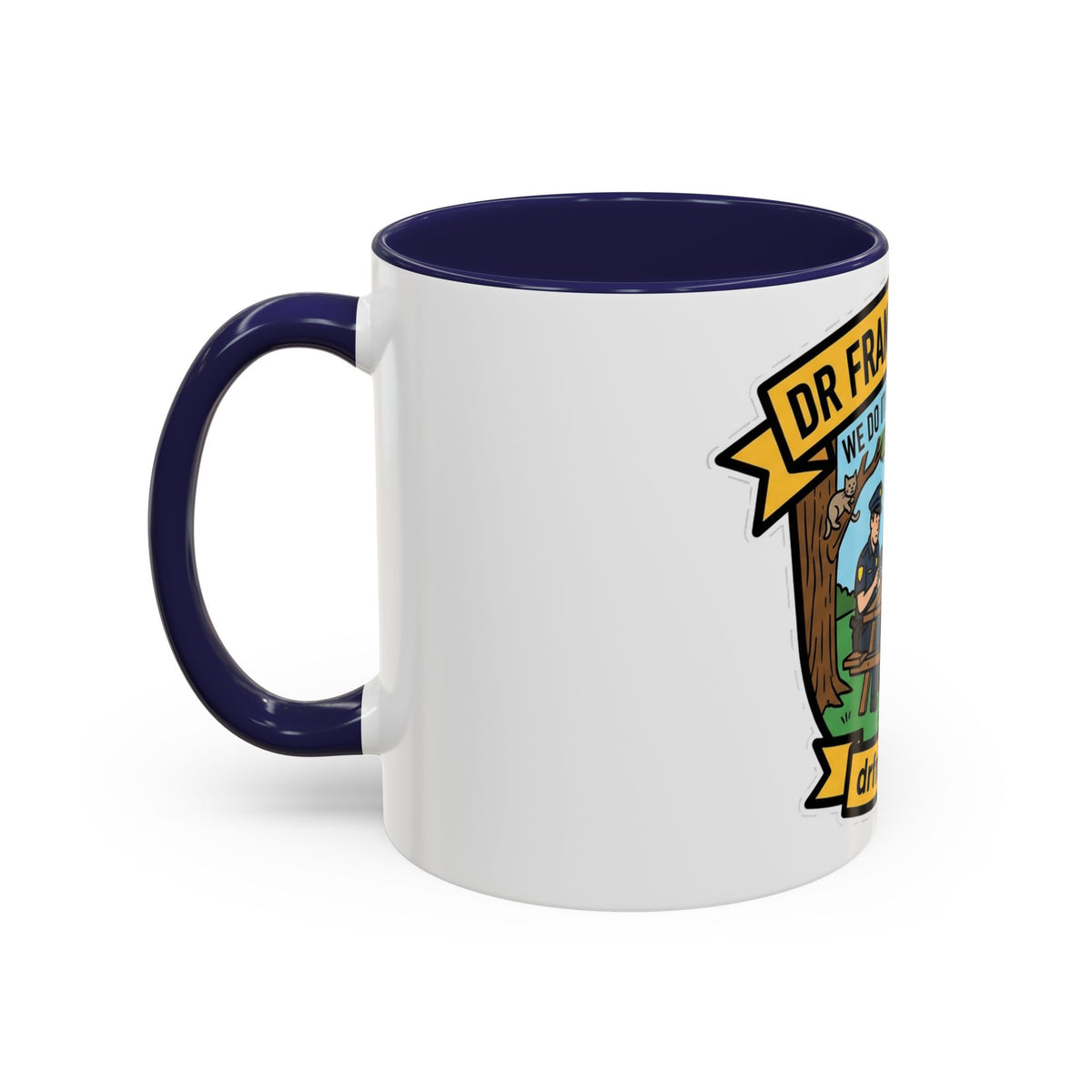 We Do It For The Gram ceramic mug with cop, firefighter and EMT