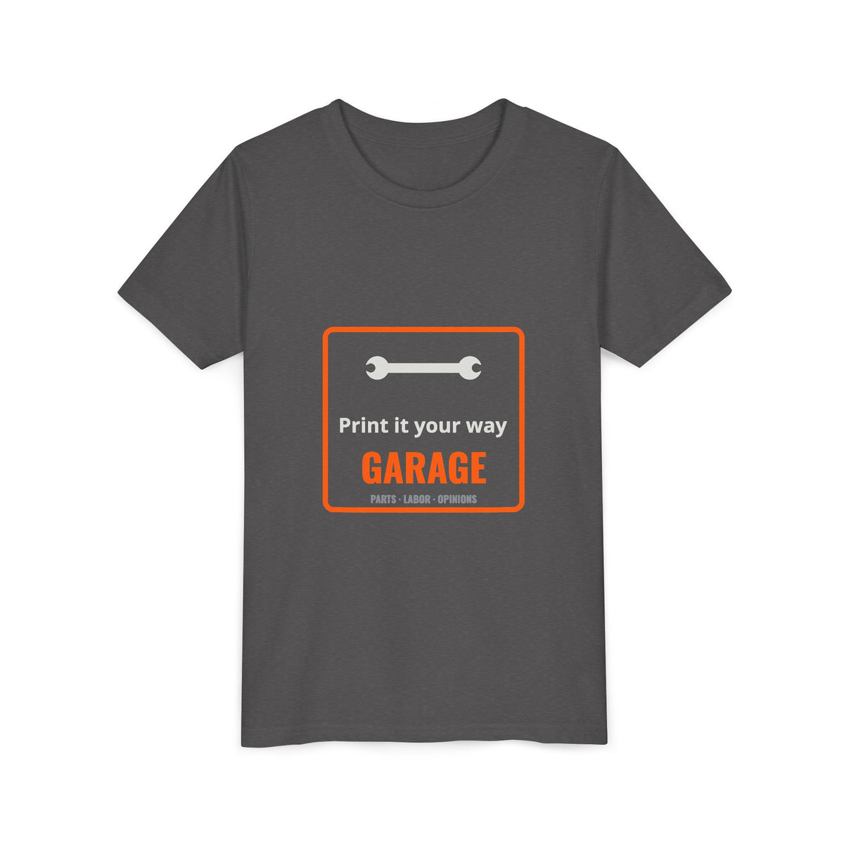 Personalized "___'s Garage" Youth Tee