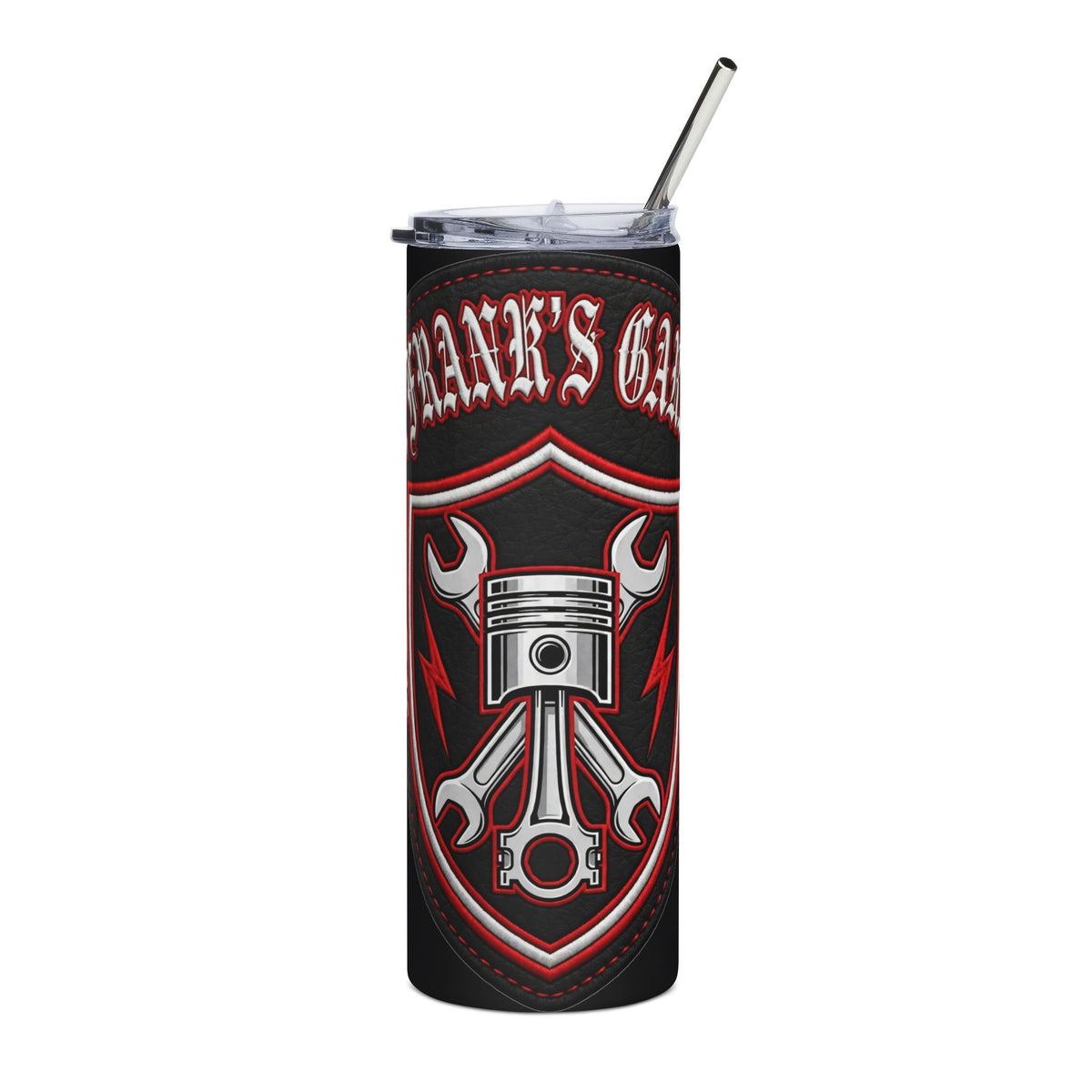 Gasoline Gothic Garage Tumbler 20oz - Dr. Frank's Garage, image 1