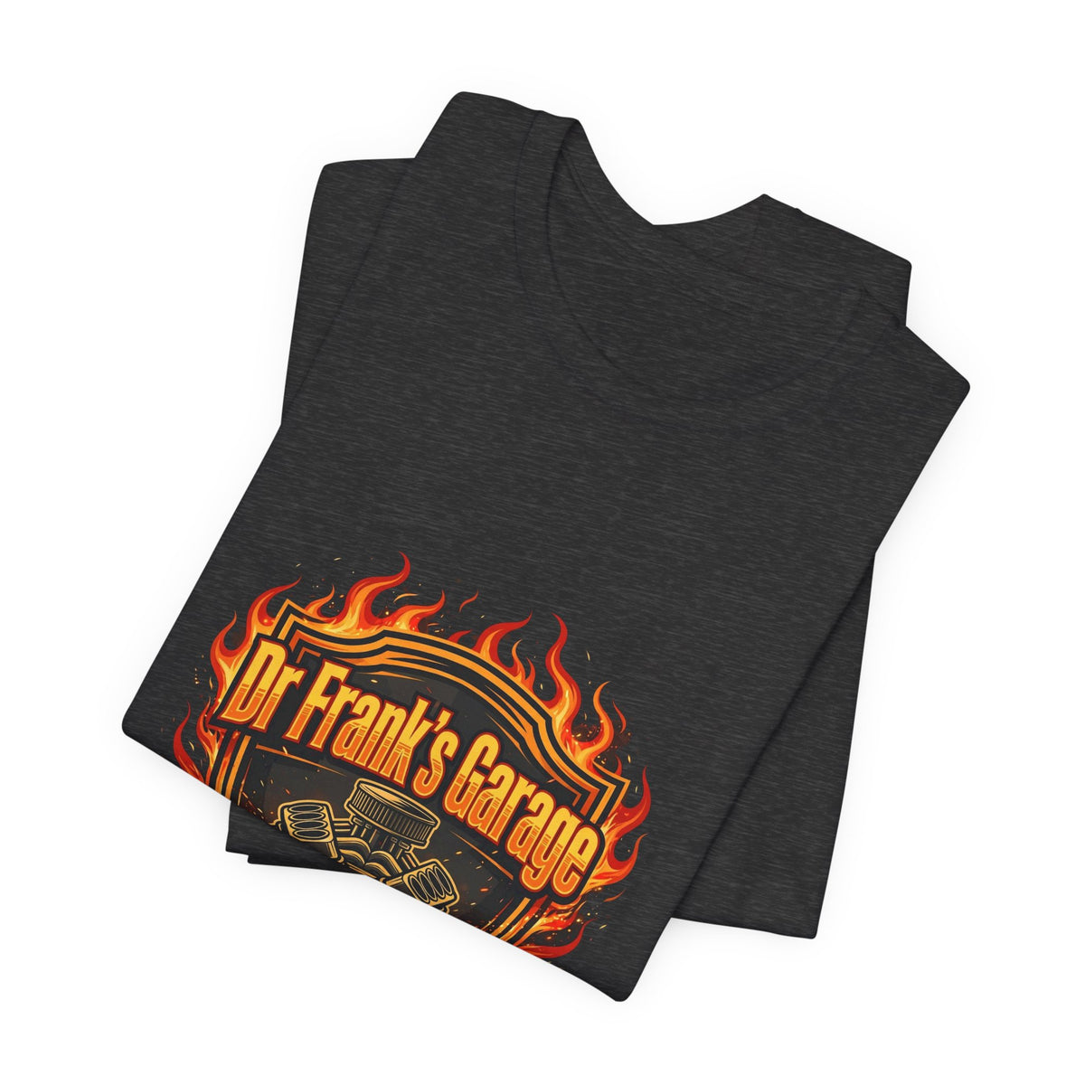 Midnight Flames Garage Tee - Dr. Frank's Garage, image 11