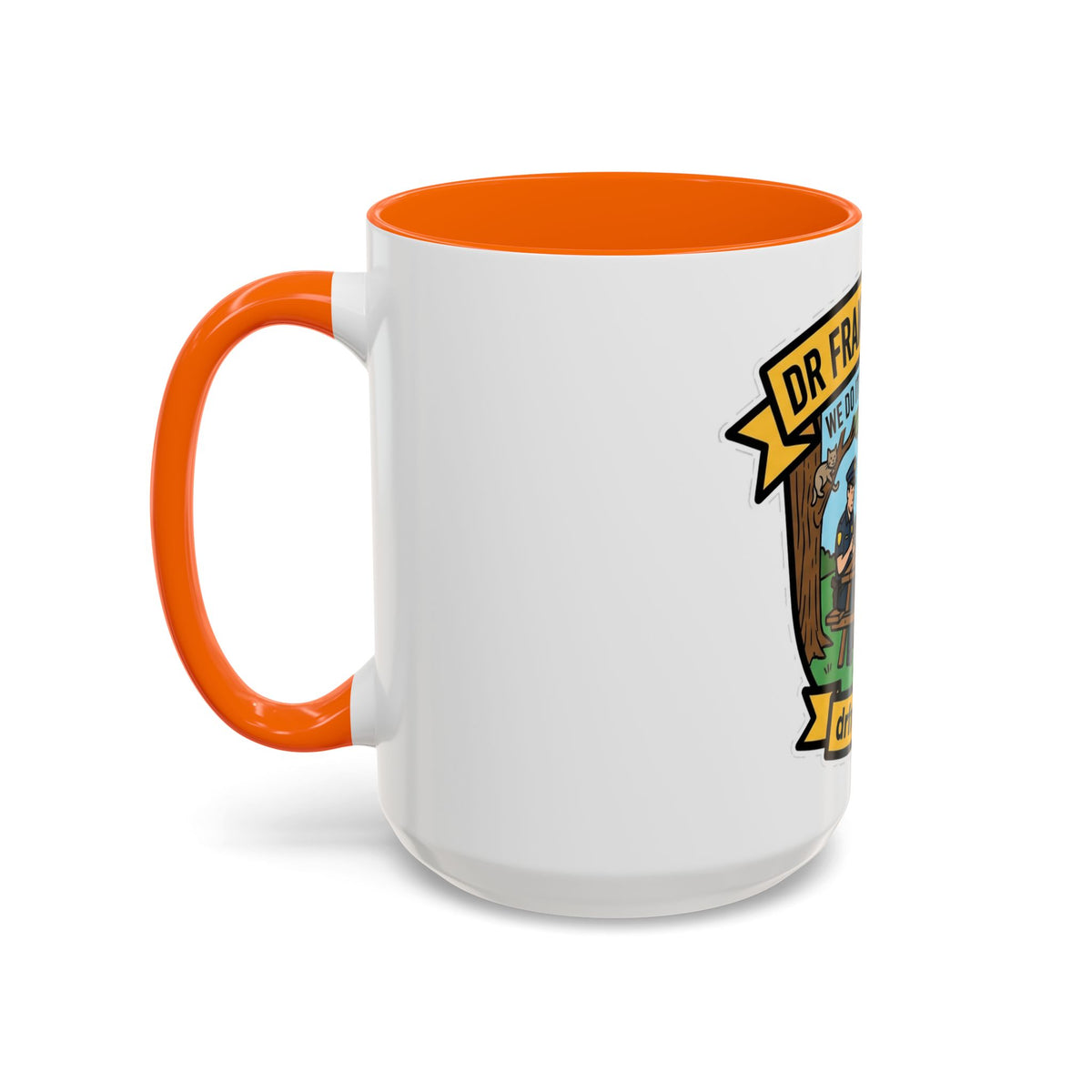 We Do It For The Gram ceramic mug with cop, firefighter and EMT