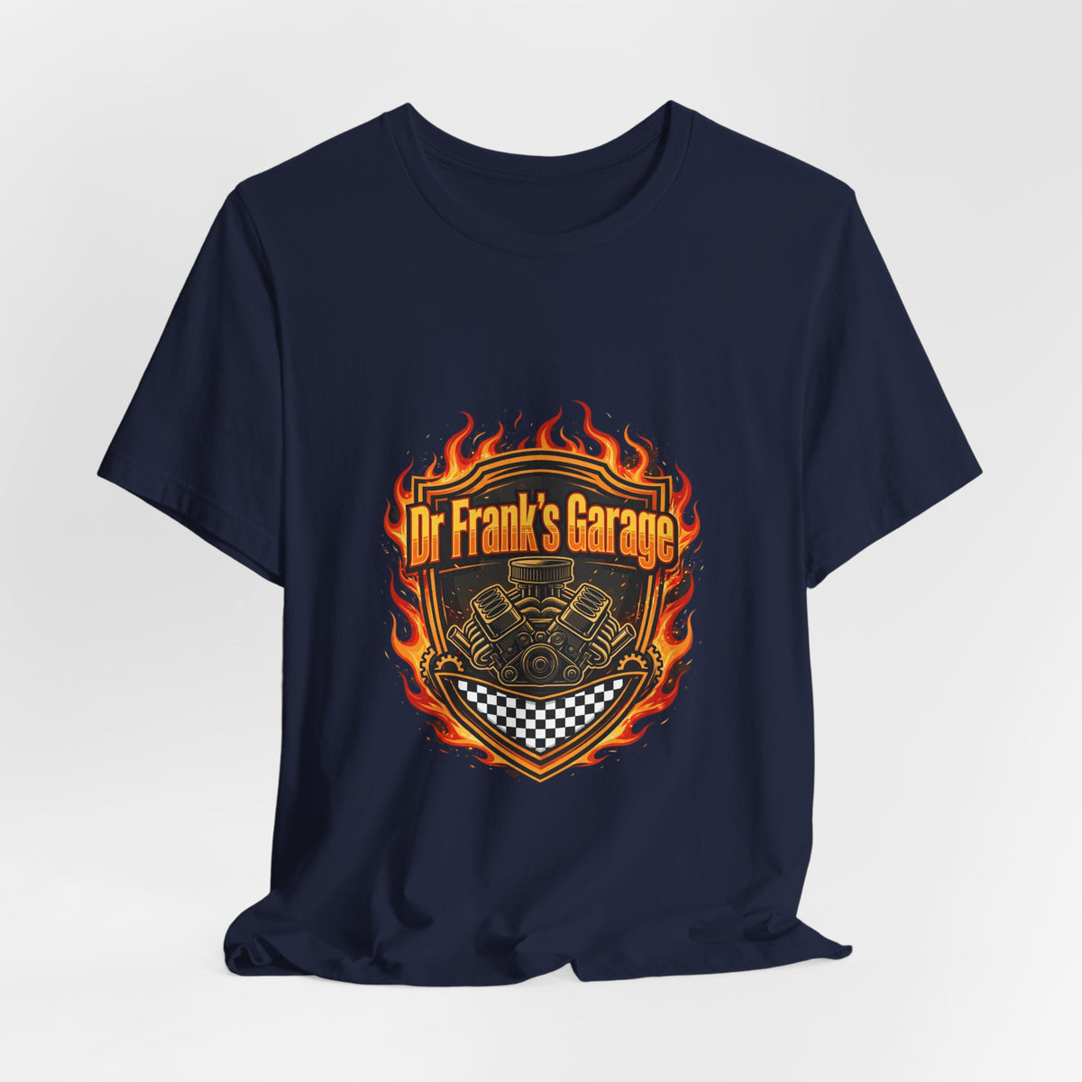 Midnight Flames Garage Tee - Dr. Frank's Garage, image 9