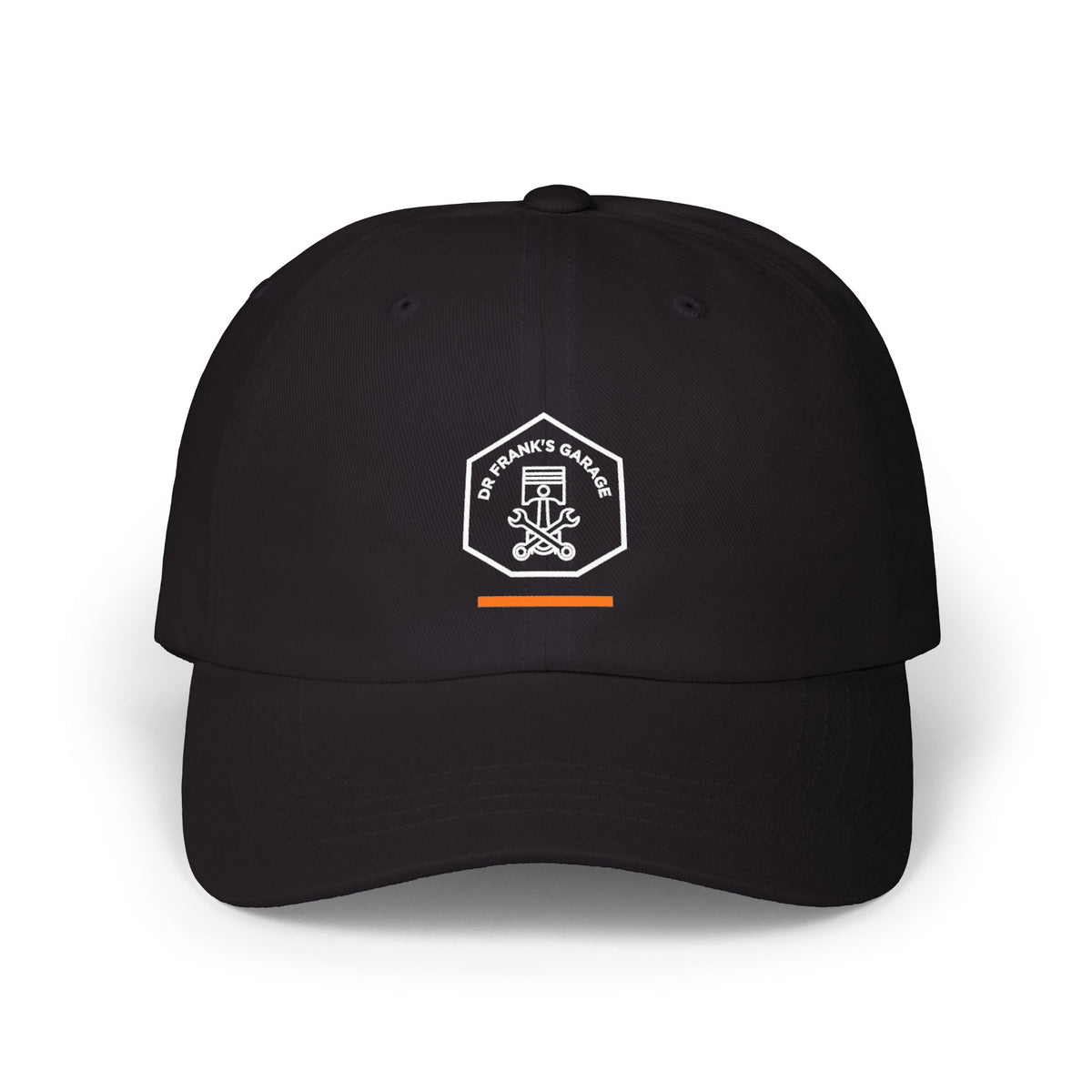 Monochrome Motor Garage Cap - Dr. Frank's Garage, image 1