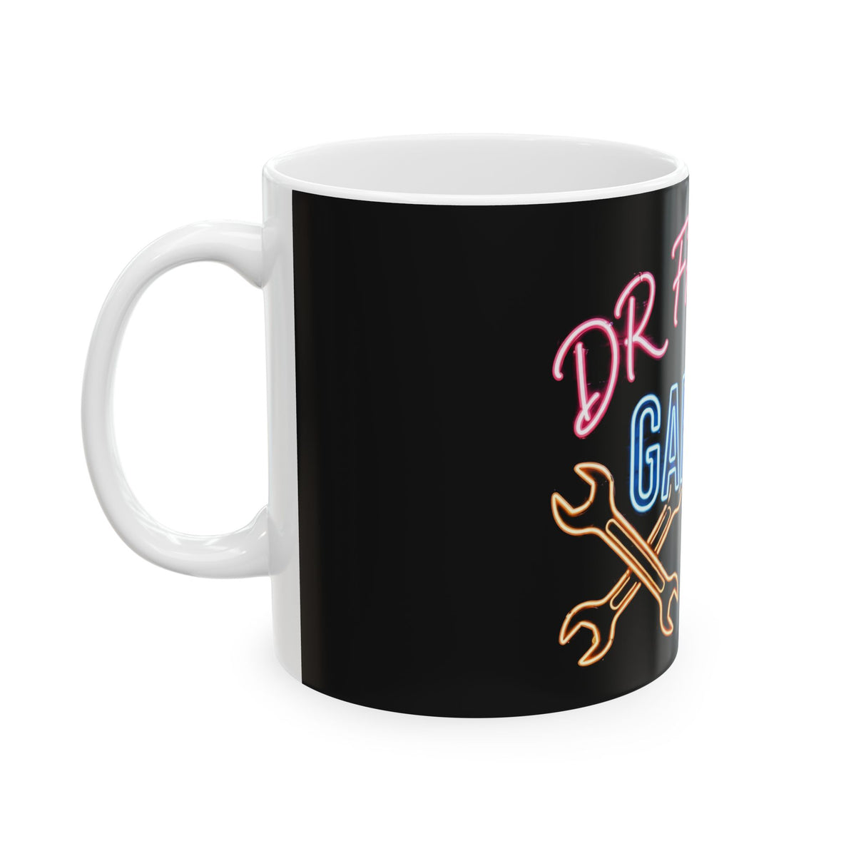 Neon Nights Garage Mug - Dr. Frank's Garage, image 4