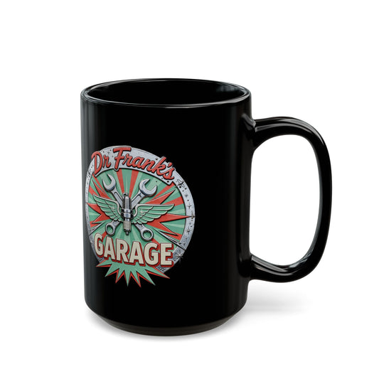 Atomic Garage Mug – Garage Wear line by Dr. Frank's Garage, view 2